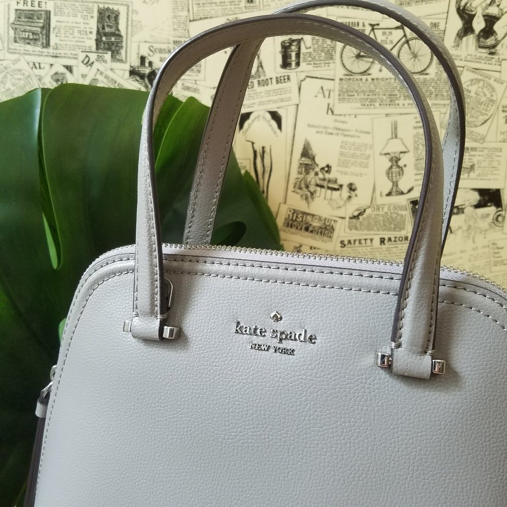 Patterson Drive Small Dome Satchel Kate Spade Gray - Picture 12 of 13